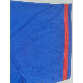 Classic Letter Embroidery, Men'S Short Sleeve V-neck Baseball Jersey, Comfy Top For Training And Competition