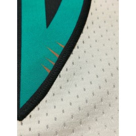 Men'S #12 White Letter Embroidery Fashion Stretch Sports Shorts, Breathable Quick Drying - Ideal For Basketball, Running, Tennis, Golf, Beach, Outdoor Activities