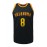 Mens #8 Black Basketball Sports Jersey, Breathable Sleeveless Pattern Embroidery Sweatshirt Training Competition Sports Uniforms Suitable For Summer