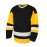 1pc Men's V-Neck Ice Hockey Jersey - 100% Polyester, Embroidered Striped & Solid Color, Breathable Knit Fabric, Loose Fit for Training & Casual Wear