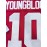 Men's Ice Hockey Jersey #10, Embroidered Alphabet & Number, Polyester Knit Fabric, V-Neck, Loose Fit, Machine Washable - Ideal for Sports, Casual Wear, Training, Hiking & Outdoor Activities