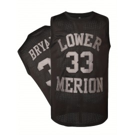 Stitched #33 Black Basketball Jersey