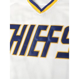 17 Men's Ice Hockey Jacket White Blue Sports Training Jersey Comfortable And Casual S-3XL