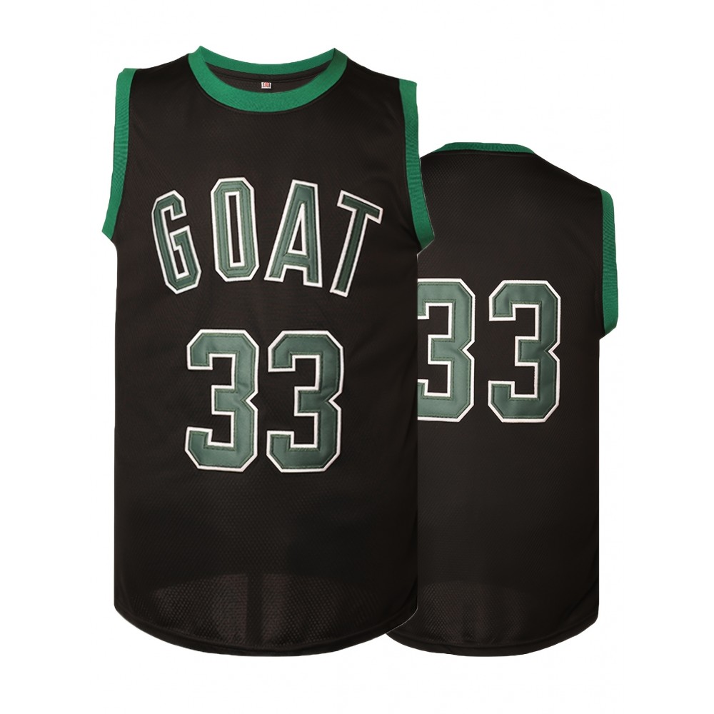 Men'S Embroidered GOAT 33 Basketball Jersey