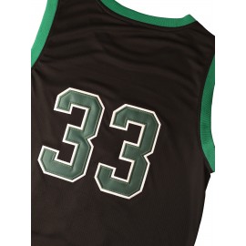 Men'S Embroidered GOAT 33 Basketball Jersey