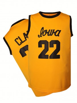 Stitched 22 Yellow Basketball Sports Jersey, Sleeveless Basketball Jersey