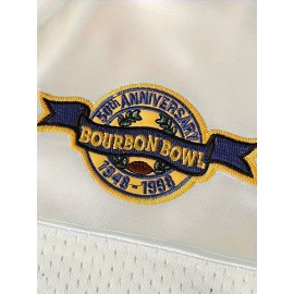 Men's White # 9 Embroidered Rugby Jersey, Activity Breathable V-neck Short Sleeved Uniform American Football Shirt, Used For Training Matches, Festivals, Parties, Outdoor Sports