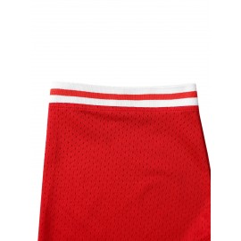 Men's #14 Red Embroidered Baseball Jersey