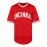 Men'S Breathable Baseball Jersey With Embroidered #14 & ROSE Design, 100% Polyester V-Neck Short Sleeve Shirt