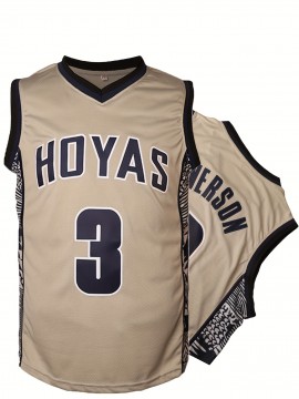 Number 3 Polyester V-Neck Men'S Basketball Jersey