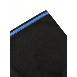 Men's #42 Black Loose Fit Baseball Jersey - V-Neck Button-Up Shirt with Pinstripe Design for Training, Sports & Casual Wear (Sizes S-3XL)