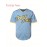 Men's Light Blue #22 Baseball Jersey - Embroidered