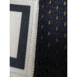 Men'S #11 Deep Blue Breathable Rugby Jersey - V-Neck, Short Sleeve, Classic Embroidered American Football Shirt for Training & Matches