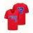 Men's PUERTO RICO Red #12 Baseball Jersey - Retro V-Neck Breathable Short Sleeve Shirt, Loose Fit for Training, Competition & Casual Wear, All-Season Comfort, Puerto Rico Shirt, Sports Apparel, Sporty Vneck Tee, Machine Washable Fabric