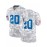 Men'S #20 Retro Grey Sport Jersey - Breathable V-Neck, Short Sleeve, Camo Design with American Flag &