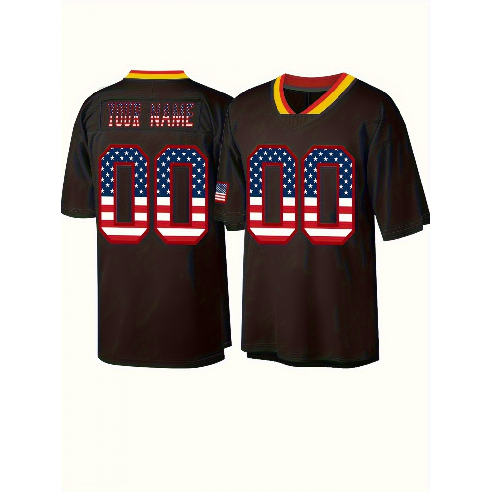 Customized Large Sized Women American Football Jerseys Personalized Team and Number Embroidery, Casual Outdoor Sportswear for Women