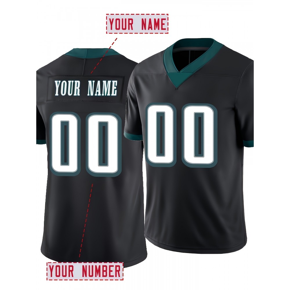 Customized large-sized football jerseys for women, personalized teams and numbers, soft fabrics, ideal outdoor sports and casual wear