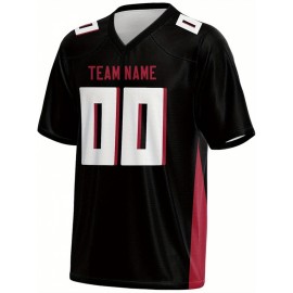 Custom Plus-Size Women's Football Jersey - Personalized Team Name & Number, Vibrant Teal V-Neck Summer Sportswear, Breathable Athletic Top for Sports Meetings, Travel Photo Shoots