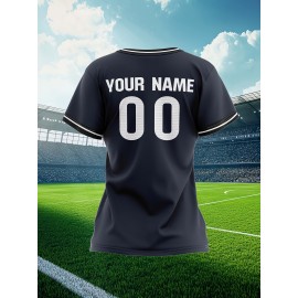 Customizable Women'S Soccer Jersey - Personalized Team & Number, Breathable Quick-Dry Athletic Shirt for Training, Fitness, and Casual Wear, Blue & White Striped Design with YASUDA Logo, Soccer Accessories, PLUS SIZE