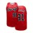 Mens #91 Red Basketball Sports Jersey, Breathable Sleeveless Pattern Embroidery Sweatshirt Training Competition Sports Uniforms Suitable for Summer