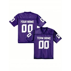 Custom Football Jersey Replica - Personalized Team Name& Number, Fan Gift Shirt for Women, Sizes 1XL-6XL, Ideal for Sports, Events& Casual Wear